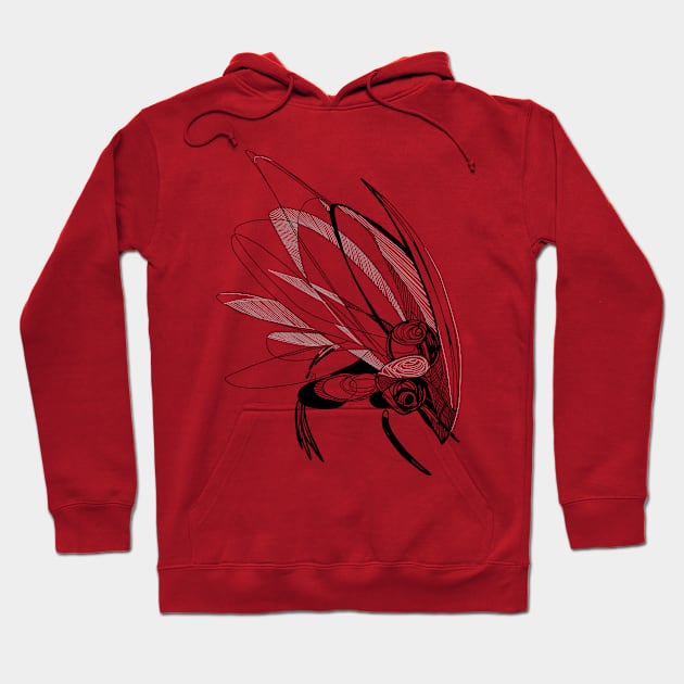 bird abstraction Hoodie by bigdipper